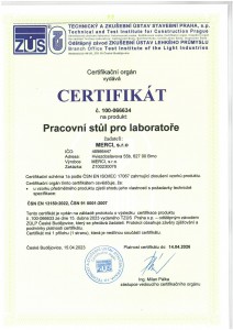 100-066634 Pracovní stůl pro laboratoře