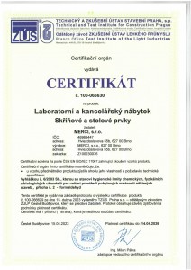 100-066630 Laboratorní a kancelářský nábytek Skříňové a stolové prvky